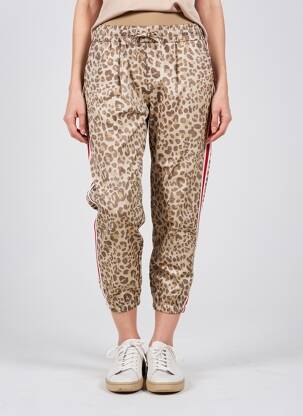 Pantalon 7/8 elasticitate mărime normală maro CECILE WANG femeie