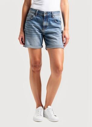 Șort țesătură denim mărime normală albastru DENIM femeie