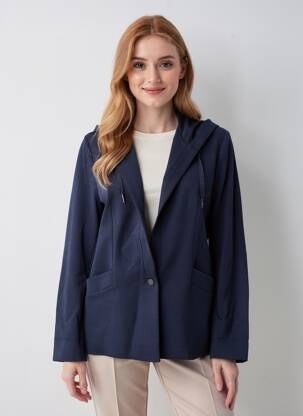 Jachete casual buzunare albastru I.CODE (By IKKS) femeie