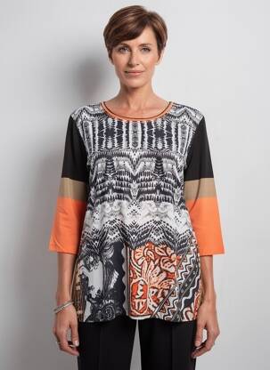 Top mâneci lungi mâneci lungi negru BASLER femeie