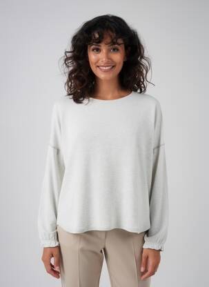 Tricou mâneci lungi mâneci lungi gri BEATE HEYMANN femeie