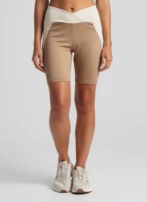 Pantalon de ciclism mărime normală mărime normală maro YEAR OF OURS femeie