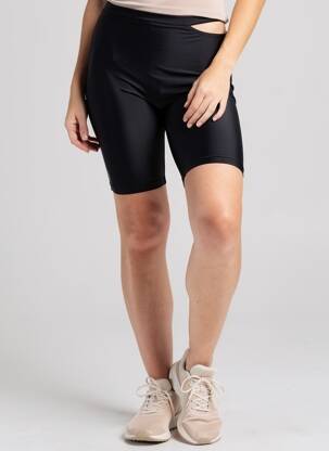Pantalon de ciclism talie înaltă talie înaltă negru NORBA femeie