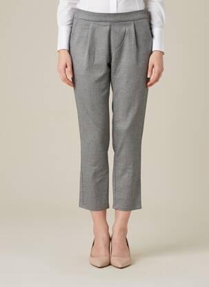 Pantalon 7/8 talie cu cleme mărime normală gri AMERICAN OUTFITTERS femeie