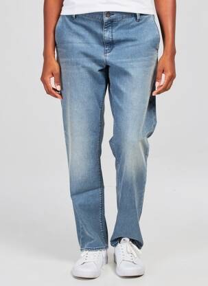 Pantalon chino elasticitate mărime normală albastru HAPPY femeie