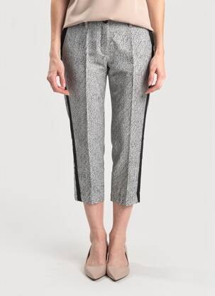 Pantalon 7/8 talie înaltă talie înaltă gri TINSELS femeie