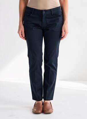 Pantalon slim elasticitate mărime normală albastru PAKO LITTO femeie