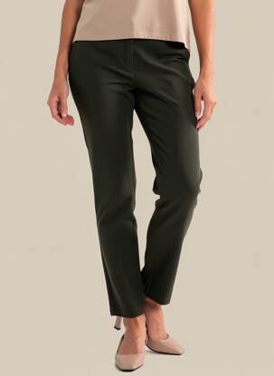 Pantalon slim elasticitate mărime normală verde LAB DIP PARIS femeie