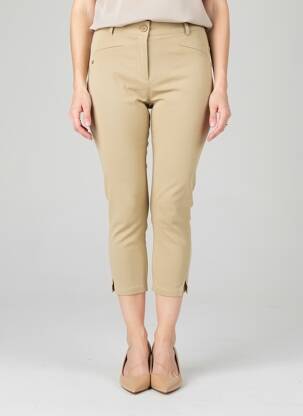 Pantalon trei sferturi elasticitate mărime normală bej BROADWAY femeie