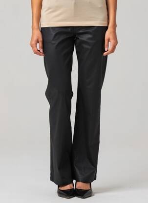 Pantalon drept elasticitate mărime normală negru LAUREN VIDAL femeie