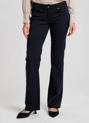 Pantalon slim țesătură poplin mărime normală negru GERKE MY PANTS femeie