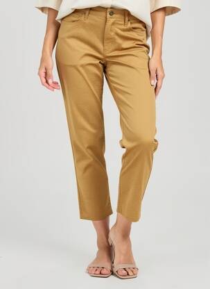 Pantalon 7/8 elasticitate mărime normală bej LCDN femeie