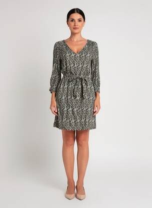 Rochie scurtă mâneci lungi mâneci lungi verde LOLA ESPELETA femeie