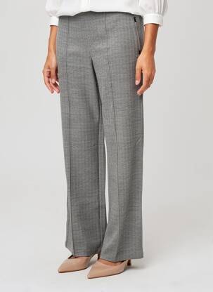 Pantalon drept elasticitate mărime normală gri GARCIA femeie