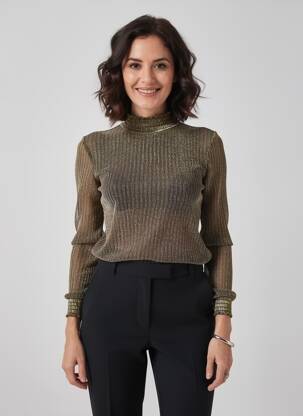 Top mâneci lungi mâneci lungi auriu GARCIA femeie