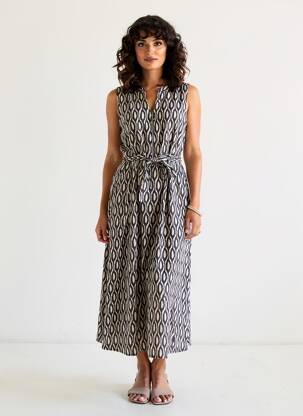 Rochie lungă fără mâneci fără mâneci negru STREET ONE femeie