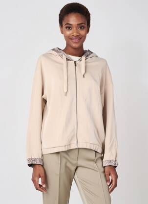 Jachete casual guler rotund bej STREET ONE femeie