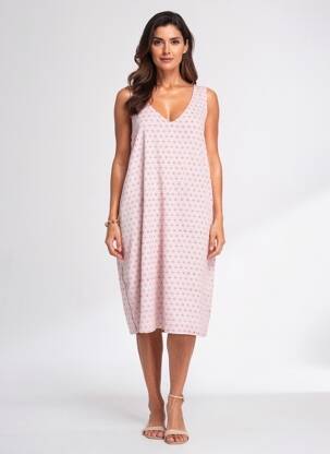 Rochie midi fără mâneci fără mâneci violet CREAM femeie