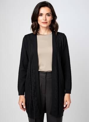 Vestă cu mâneci lungi mâneci lungi negru CREAM femeie