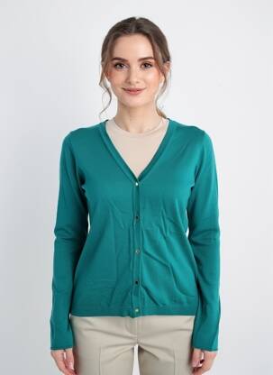 Jachete casual închidere cu nasturi pe față verde CREAM femeie
