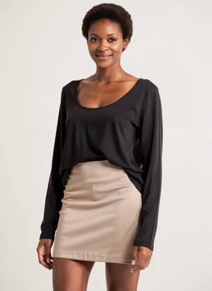 Top mâneci lungi mâneci lungi negru LOLA ESPELETA femeie