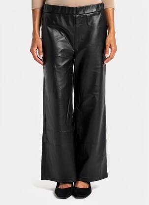 Pantalon larg mărime normală mărime normală negru CREAM femeie