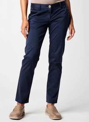Pantalon chino elasticitate mărime normală albastru LOLA ESPELETA femeie