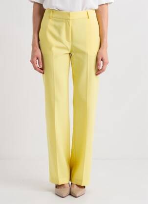 Pantalon drept elasticitate mărime normală galben HERZEN'S ANGELEGENHEIT femeie