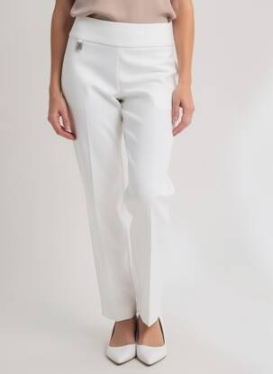 Pantalon slim elasticitate mărime normală alb JOSEPH RIBKOFF femeie