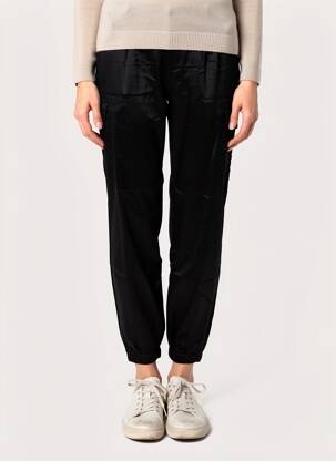 Pantalon cargo strânsă pe partea de jos mărime normală negru CHARLOTTE SPARRE femeie