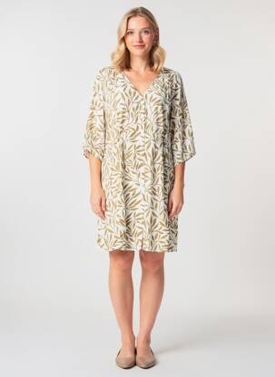 Rochie scurtă mâneci scurte mâneci scurte verde LPB LES PETITES BOMBES  femeie
