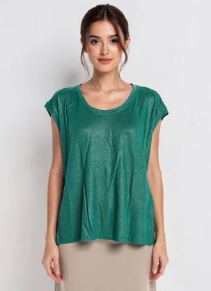 Top fără mâneci fără mâneci verde ONLY femeie