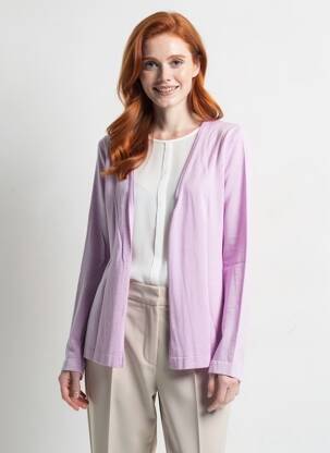 Vestă cu mâneci lungi mâneci lungi violet KAFFE femeie