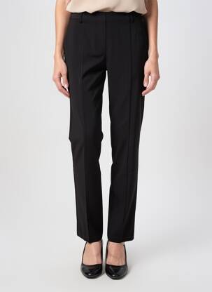 Pantalon slim talie elastică mărime normală negru DIANE LAURY femeie