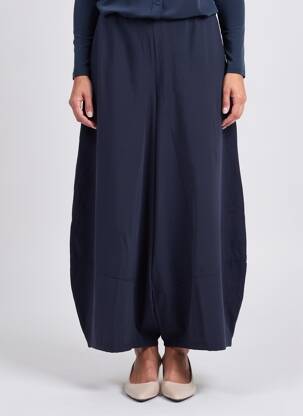 Pantalon larg mărime normală mărime normală albastru G!OZE femeie