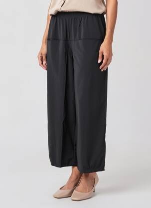 Pantalon larg buzunare mărime normală negru G!OZE femeie