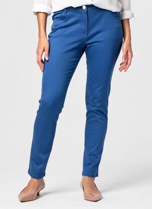Pantalon slim elasticitate mărime normală albastru MORGAN femeie