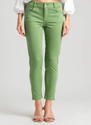 Pantalon 7/8 elasticitate mărime normală verde LPB LES PETITES BOMBES  femeie