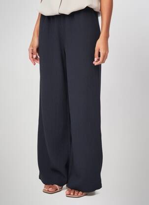 Pantalon larg mărime normală mărime normală negru MOLLY BRACKEN femeie