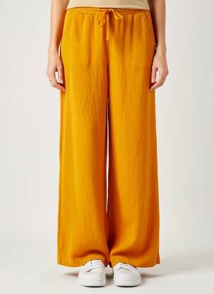Pantalon larg țesătură crep mărime normală portocalie TIFFOSI femeie
