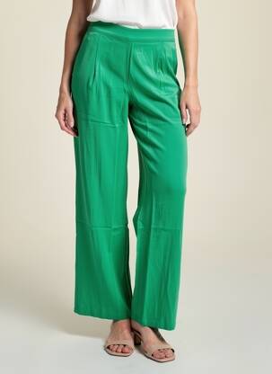 Pantalon drept mărime normală mărime normală verde LPB LES PETITES BOMBES  femeie