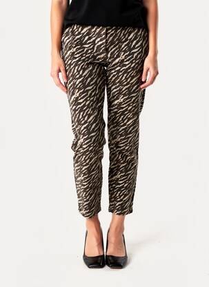Pantalon slim elasticitate mărime normală maro ONLY femeie