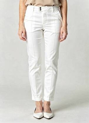 Pantalon slim elasticitate mărime normală alb LPB LES PETITES BOMBES  femeie