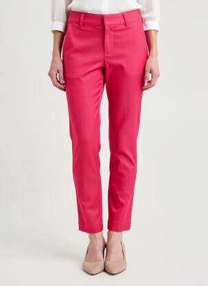 Pantalon slim elasticitate mărime normală roz KAFFE femeie