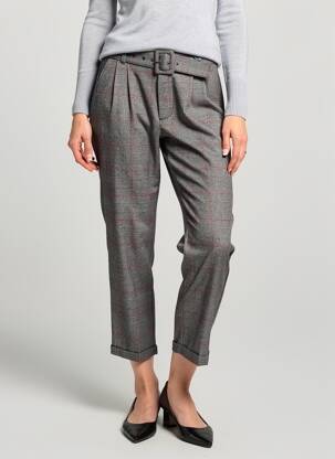 Pantalon 7/8 elasticitate mărime normală negru FREEMAN T.PORTER femeie