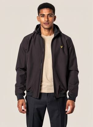 Geacă buzunare negru LYLE & SCOTT bărbat