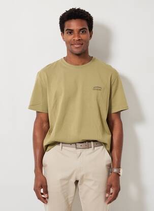 Tricou elasticitate mâneci scurte verde OXBOW bărbat