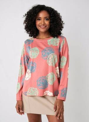 Tricou mâneci lungi mâneci lungi portocalie WHITE STUFF femeie