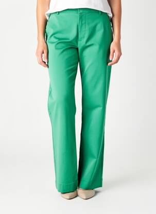 Pantalon drept elasticitate mărime normală verde B.YOUNG femeie