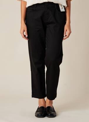 Pantalon trei sferturi elasticitate mărime normală negru S.QUISE femeie